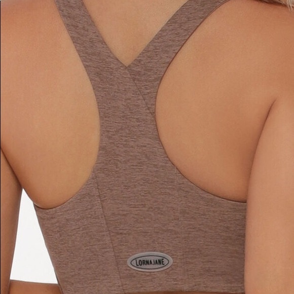 Lorna Jane Lifted Sports Bra Bone Marl - XS - Picture 3 of 7